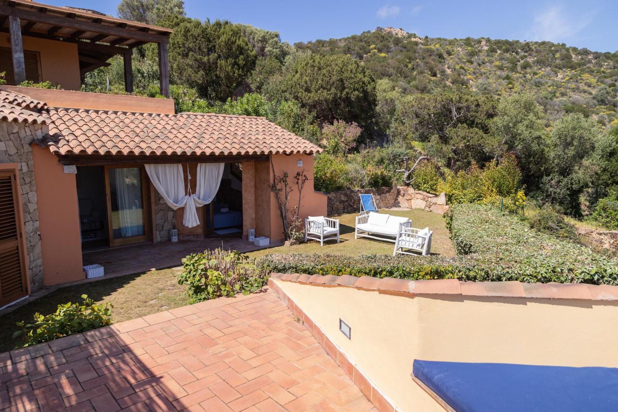 Residenza Del Barone Villa Zoe Chia - Vista Mare Exterior foto